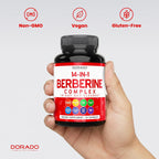GLP-1 Berberine Supplement - 30 Cápsulas - Apoyo Digestivo y Bienestar