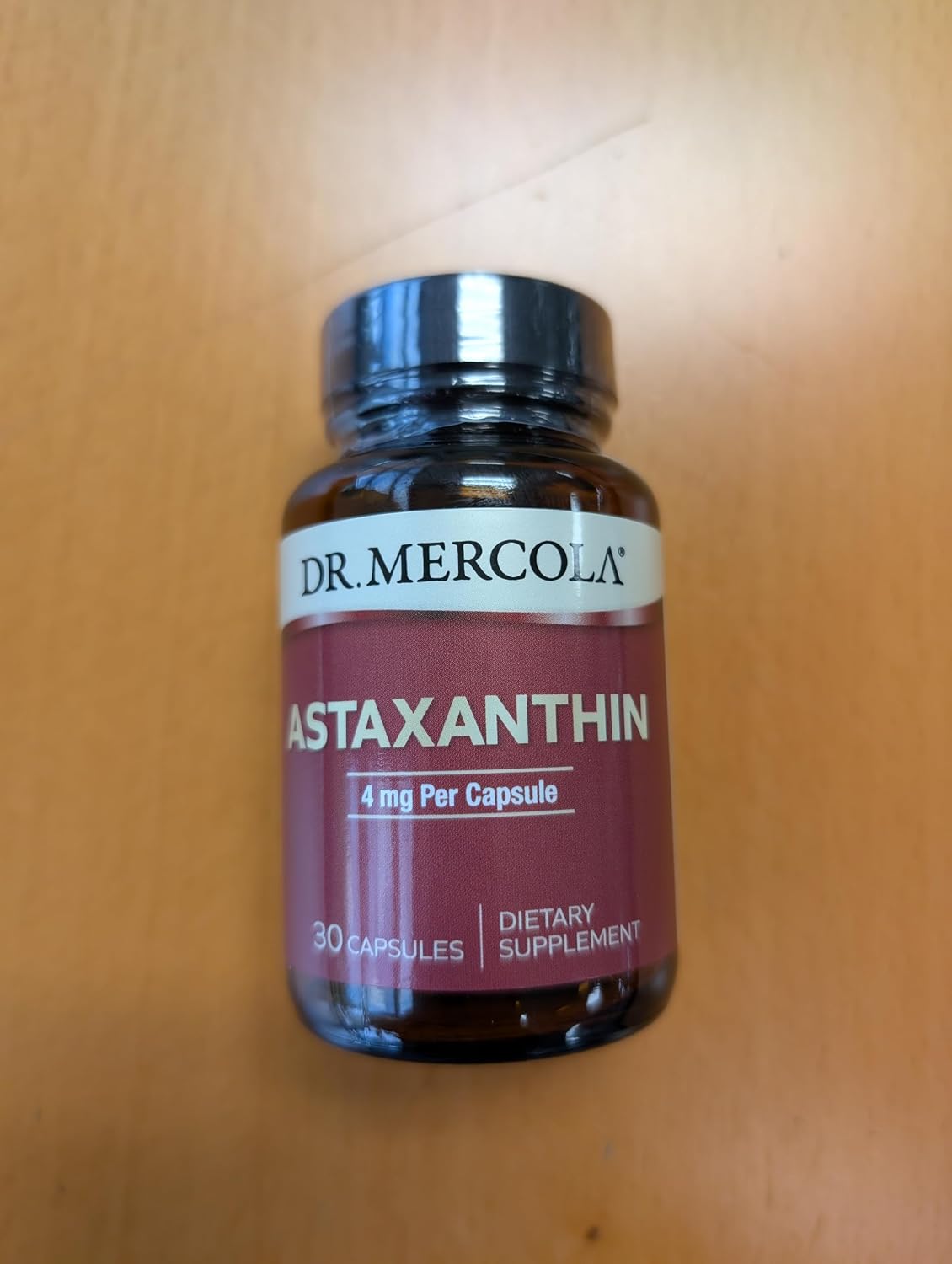 Dr. Mercola Astaxantina Orgánica - 4 mg, 30 Cápsulas
