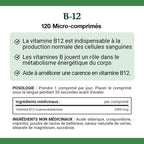 Nature's Bounty Vitamina B12 2500mcg, 120 Comprimidos Sublinguales