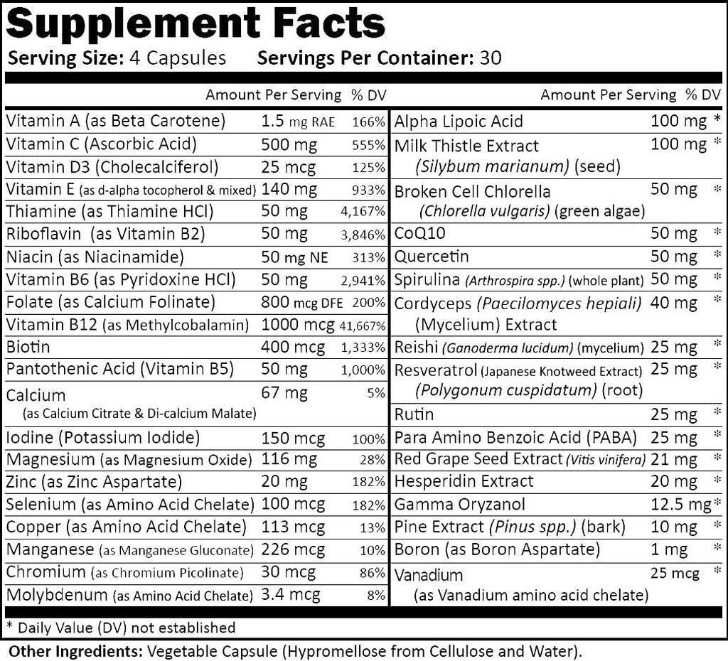 Multi-Vitamin Plus, 120 cápsulas