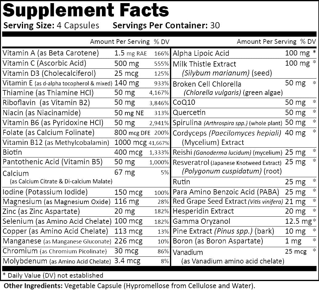 Multi-Vitamin Plus, 120 cápsulas