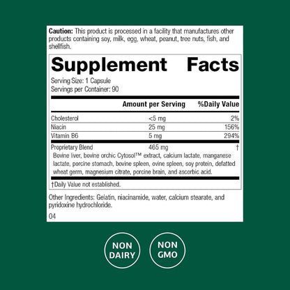 Standard Process Orchex - Suplemento – Base de alimentos integrales: La fórmula utiliza ingredientes enteros y – Image 2