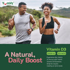 YUM-V'S Gomitas de Vitamina D3 5000 IU (125 mcg) - 120 Gomitas