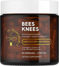 Dr Sosnowski's Bees Knees Bone Health – Suplemento para la Salud Ósea con Colágeno y Propóleo, 60 Cápsulas