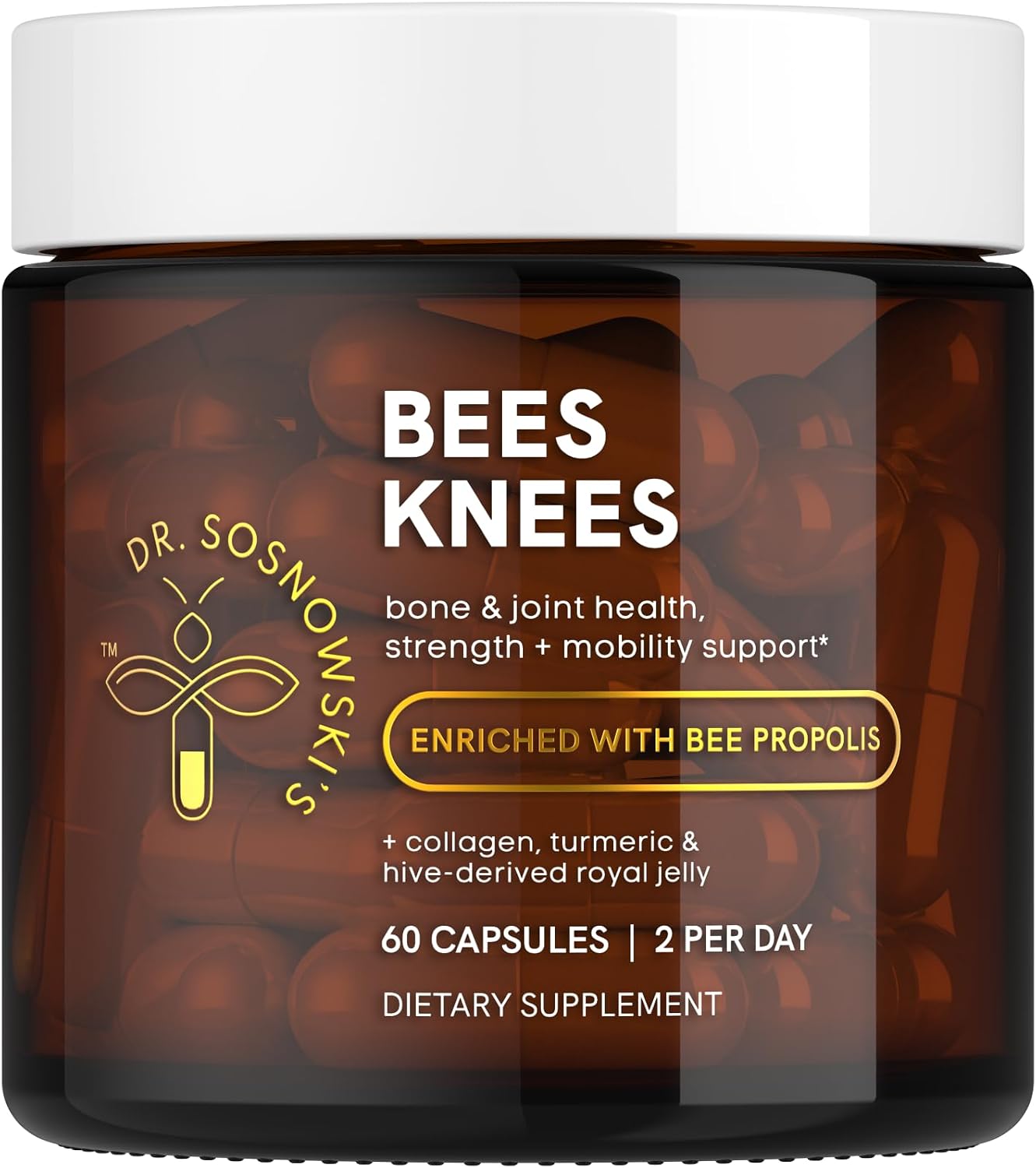 Dr Sosnowski's BUZzz Suplemento para Dormir | Magnesio, Propóleo, Ashwagandha, Valeriana, Pasiflora | Relaja, Duerme Más Profundo, Despierta Renovado | 60 Cápsulas