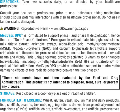 XYMOGEN MedCaps DPO - Vitaminas B Activadas con Mezcla de Botánicos - Apoya la Función Hepática y el Metabolismo - Vegano, – Image 6