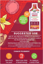 MaryRuth Organics Multivitamínico Líquido para Hombres con Tecnología Liposomal, Sabor Melocotón Vainilla, Orgánico, Sin Azúcar, Vegano, 14 sobres de 15 ml