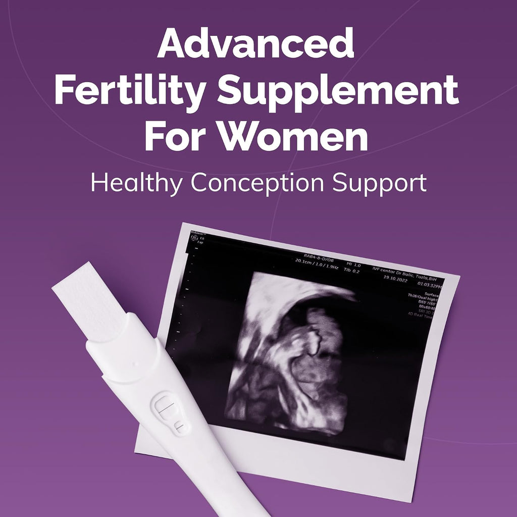 Conceive Plus Women's Fertility Support – Multivitamínico Prenatal para Concepción – 30 Días