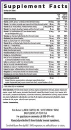 New Chapter Vitaminas Prenatales, Multivitamínico Diario con Metilfolato y Colina, 30 Comprimidos
