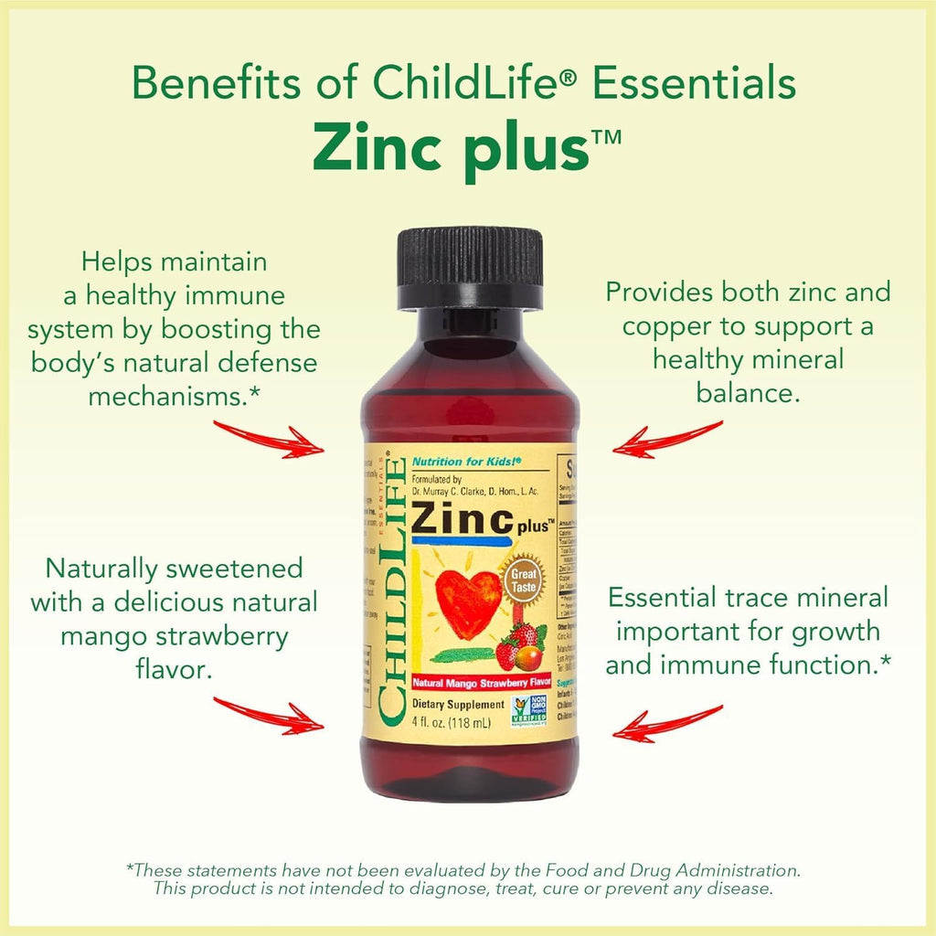 ChildLife Essentials Immune Support 3-Pack - Vitamina C, Zinc y First Defense