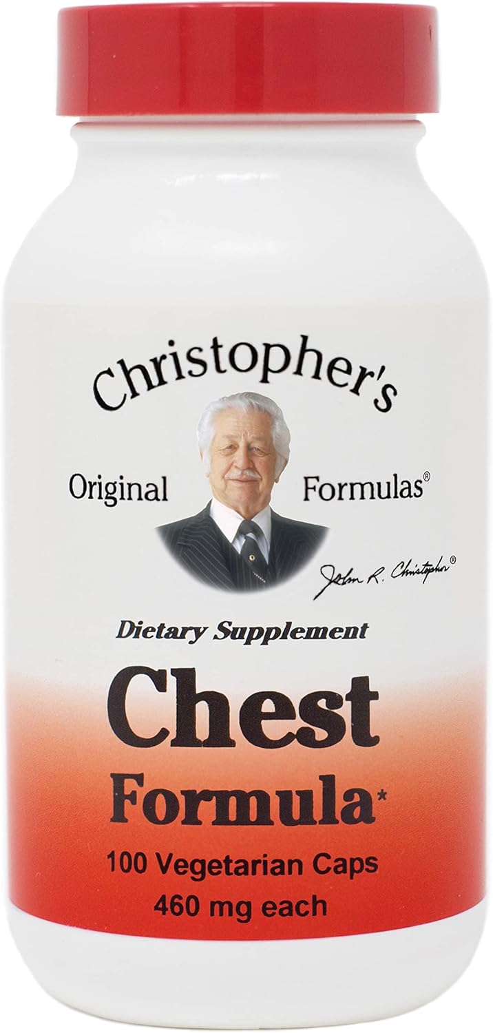 Christopher's Original Formulas Fórmula para el Pecho – 460 mg, 100 Cápsulas Vegetales
