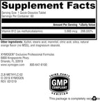 XYMOGEN Metilcobalamina 5 mg | Vitamina B12 Activa - 60 Comprimidos de Disolución Rápida