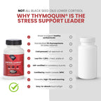 ThymoQuin Cortisol Manager – Aceite de Semilla Negra con 3% Timoquinona, 60 Cápsulas
