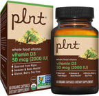 plnt Vitamina D3 50 mcg (2000 UI) – 60 Cápsulas Orgánicas