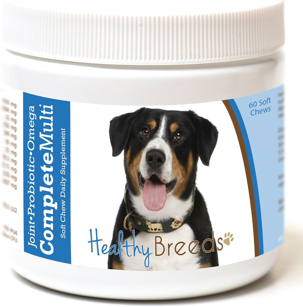 Healthy Breeds Multivitamínico Todo en Uno para Perros Entlebucher 60 Masticables