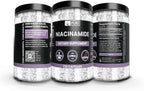 PURE ORIGINAL INGREDIENTS Niacinamida (730 Cápsulas) Sin Rellenos de Magnesio o Arroz, Siempre Pura, Verificada en Laboratorio