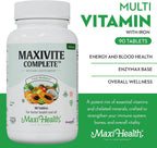 Maxivite Complete Multivitamínico con Hierro – 90 Comprimidos