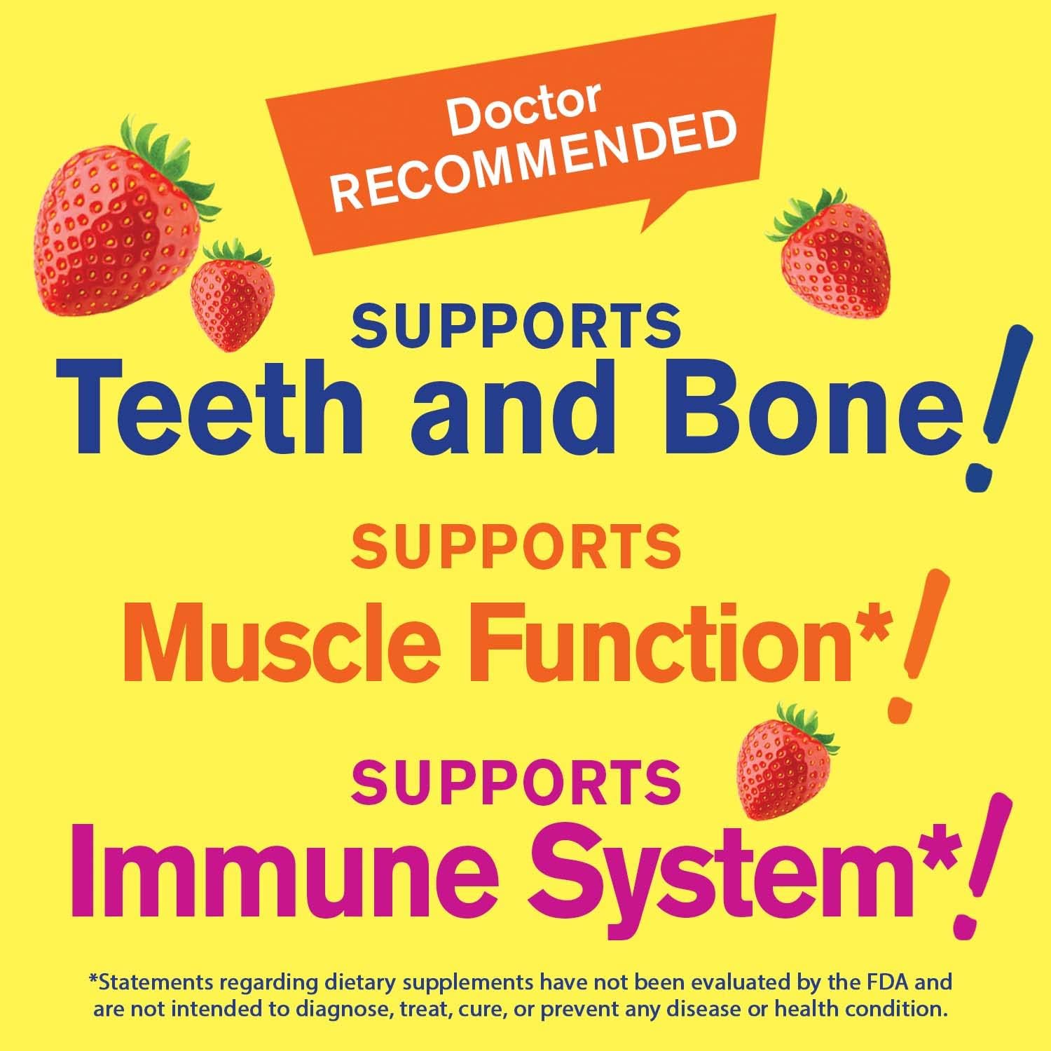 WellYeah Vitamina D3 5000 UI (125 mcg) Gominolas Extra Strength – Sabor Fresa – 60 Gominolas