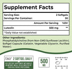Ulmubra Luteolina Liposomal 500mg, Máxima Absorción, 60 Cápsulas Blandas