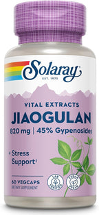 Solaray Jiaogulan Extracto de Raíz y Rizoma - 60 Cápsulas Vegetales