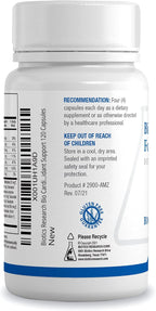 BIOTICS RESEARCH Bio Cardiozyme Forte, Multivitamínico cardíaco de amplio espectro, 120 cápsulas