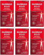 Globulo Rojo Suplemento de Hierro con Vitaminas B, 60 comprimidos