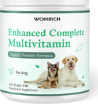 Multivitamínico en polvo para perros con probióticos y Omega-3 - 454 g (1 lb)