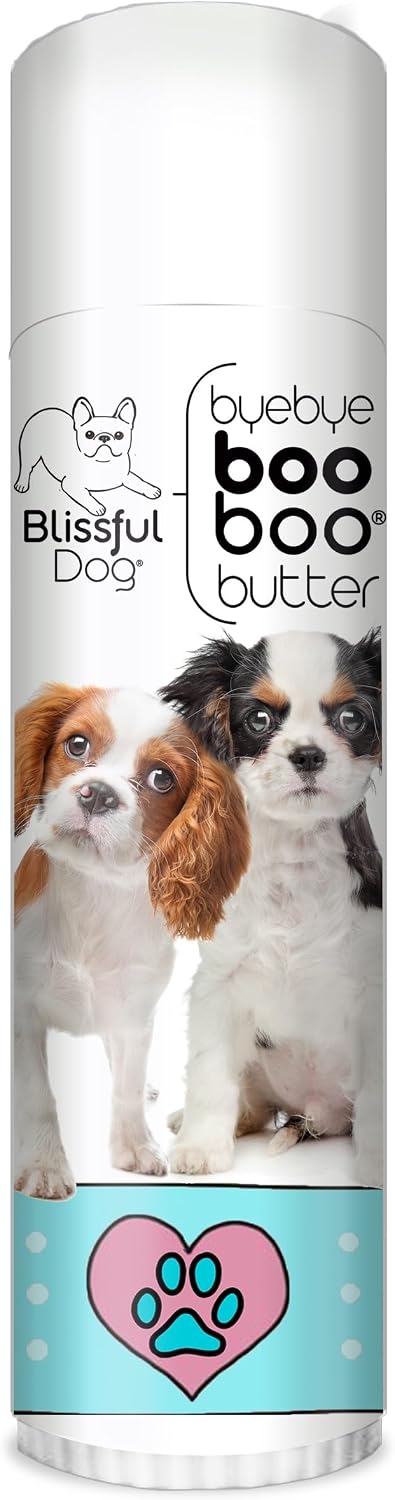 The Blissful Dog Tubo de 0.50 oz Mantequilla Booboo para Cavalier King Charles Spaniel