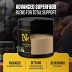 Ambrosia Superfood Organ & Cycle Support | Polvo con cardo mariano, levadura roja de arroz y CoQ10 | 13 superalimentos | 30 dosis | Sabor gominola ácida