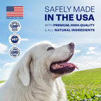 Reviact Complemento para Piel y Pelaje para Perros - Masticables de Aceite de Pescado Omega 3 con DHA, EPA y Biotina, 60 Unidades