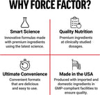 Force Factor Black Maca Gummies - 120 Gominolas de Maca Negra con BioPerine y Selenio