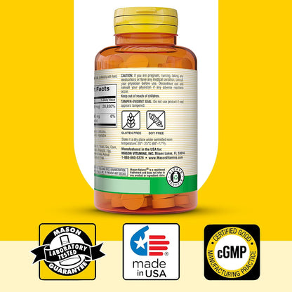 MASON NATURAL Vitamina B12 500 mcg con – Veganos y vegetarianos: La B12 se encuentra principalmente en alimentos – Image 6