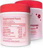 Myo & D-Chiro Inositol 40:1 para Mujeres | 2000mg Myo + 50mg D-Chiro | Omega 3, Magnesio, Zinc & Vitamina D3 | 120 Cápsulas