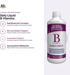 Buried Treasure B Complete, Complejo B líquido con vitaminas B metiladas, 473 ml