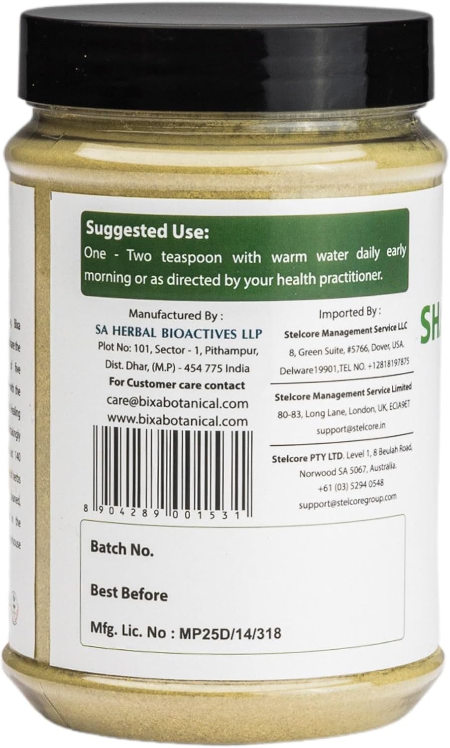 bixa BOTANICAL Shankhapushpi en polvo – 200 g – Vegano, sin gluten, no OGM