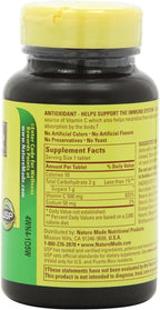 Vitamina C Masticable 500 mg - Nature Made (Pack de 3, 180 tabletas)