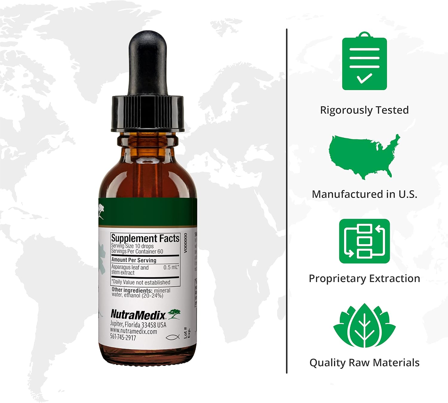 Sparga Asparagus Tincture - Antioxidant Extract - 30 ml