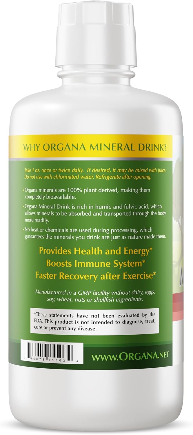 Organa Trace Minerals de NutriNoche - Minerales Coloidales Líquidos, 946 ml