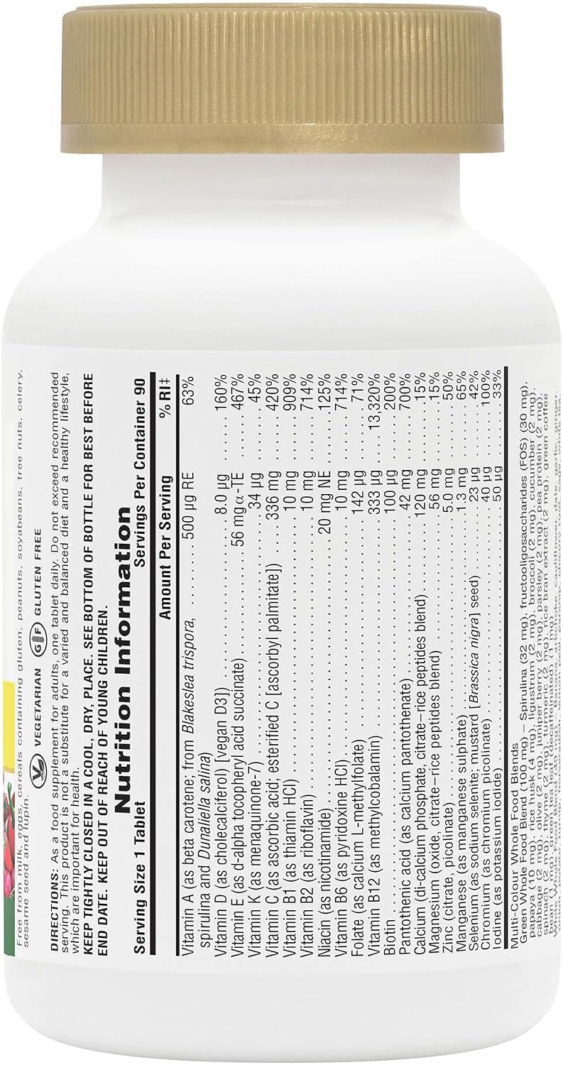 NaturesPlus Source of Life GOLD Multivitamínico - 180 Mini-Comprimidos