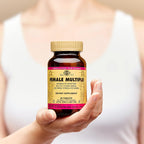 Solgar Female Multiple, 120 Comprimidos - Multivitamínico y Mineral para Mujeres con Fitonutrientes - Apto para Vegetarianos, Sin Trigo, Sin Lácteos, Kosher