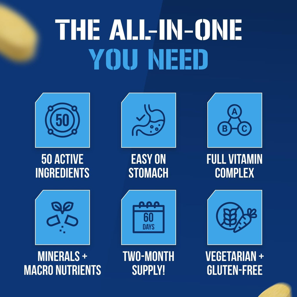 EVL Advanced Daily Multivitamin - Multivitamínico para Hombres