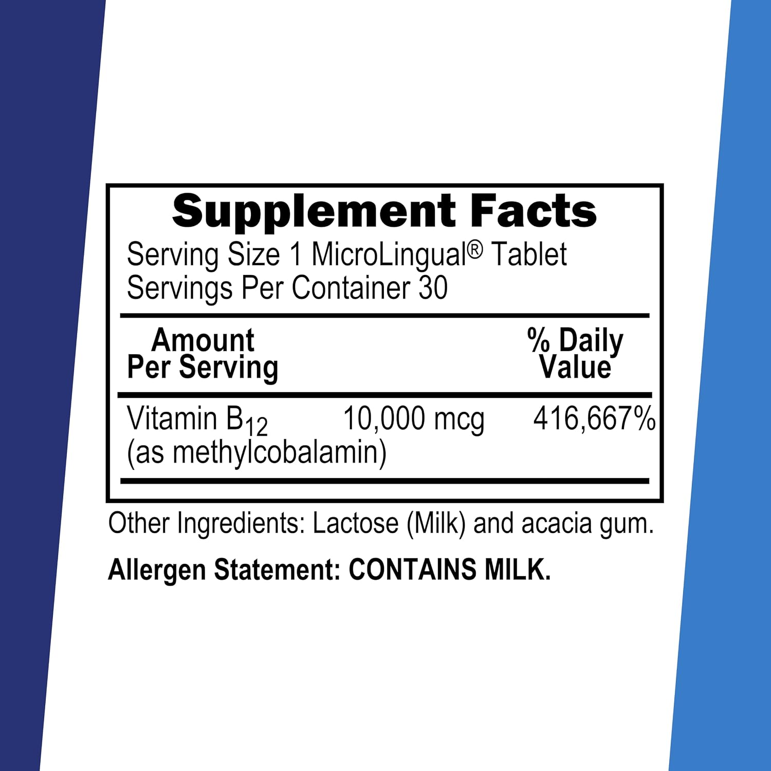 Superior Source Methylcobalamin B-12 10000 mcg - Quick Dissolving Sublingual Tablets, 30 Count