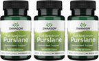 Swanson Full Spectrum Verdolaga 400 mg, 60 Cápsulas Veganas (2 Paquetes)