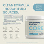 Core Med Science Vitamina C Liposomal 1000mg - 180 Cápsulas