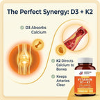 American Choice Vitamina D3 5000 UI + K2 (MK-7) 100 mcg – 120 Cápsulas