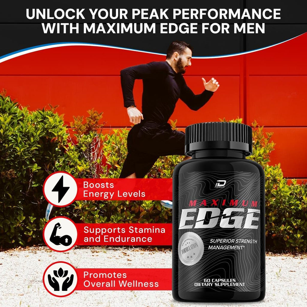 Maximum Edge for Men - Complejo Vitamínico - 120 Cápsulas (2 Paquetes)