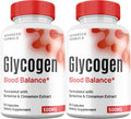 Glycogen Capsules Blood Balance, Premium All Natural Ingredients, Official Maximum Strength Pills Glycogen Blood Supplement Vitamins (2 Pack)