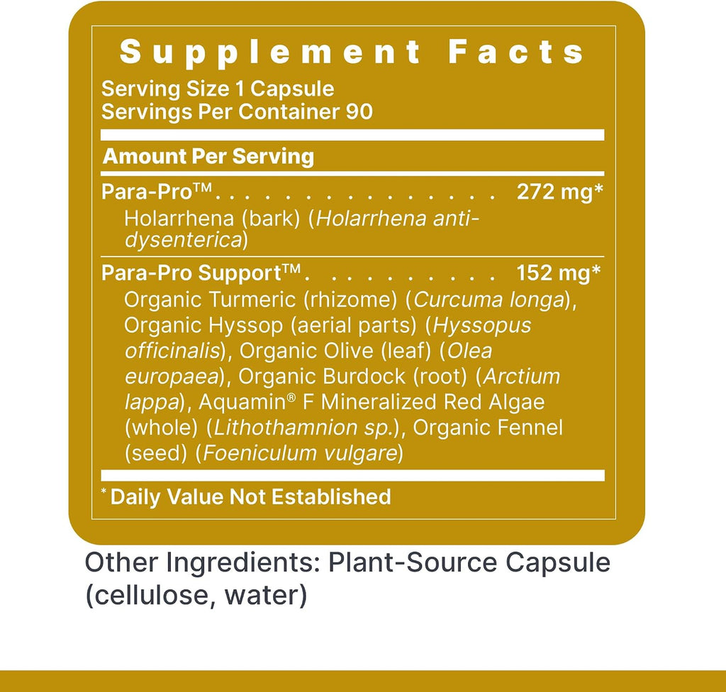Premier Research Labs ParaStat - Limpieza Intestinal Natural, 90 Cápsulas