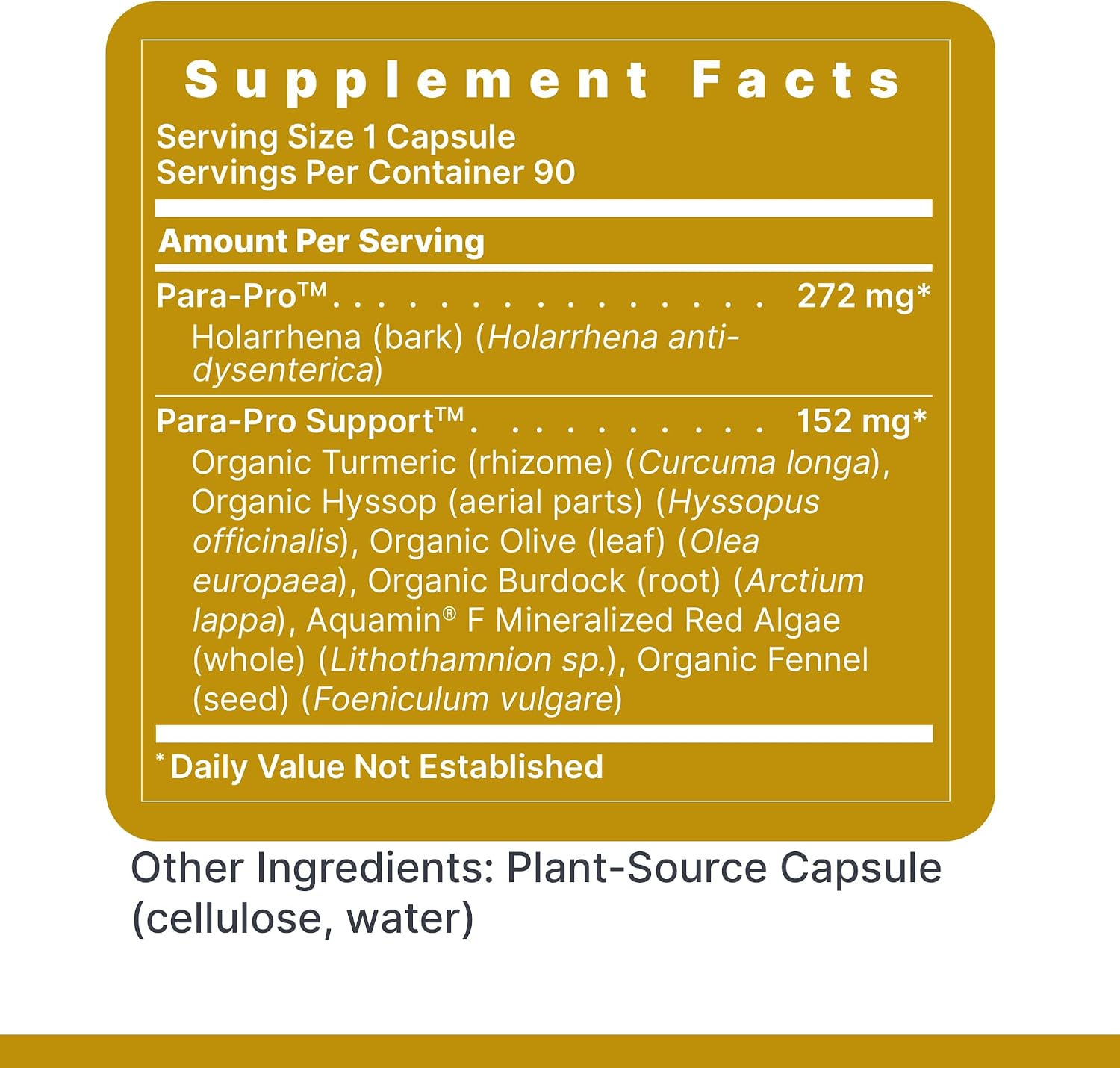 Premier Research Labs ParaStat - Limpieza Intestinal Natural, 90 Cápsulas