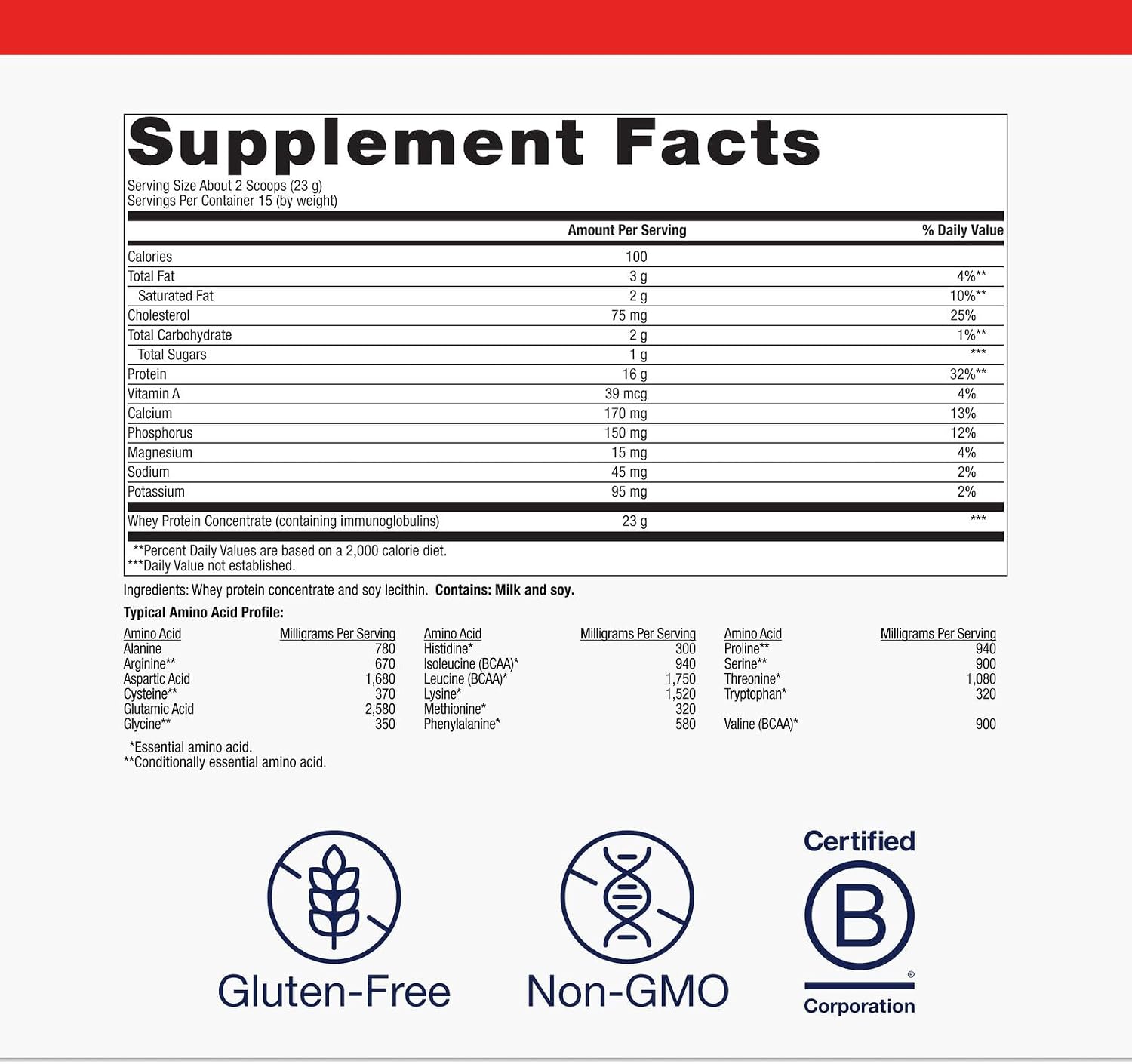 Metagenics BioPure Protein - Whey Protein with Immunoglobulins - 16 g Protein - 345 g